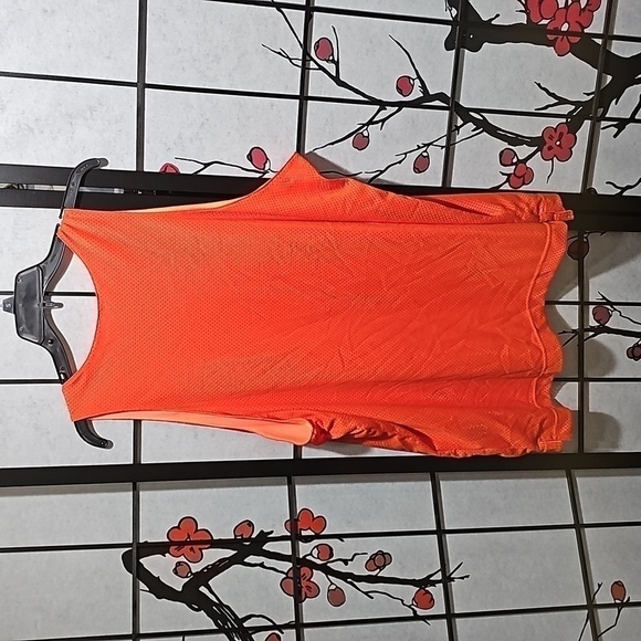 Nike‎ Reversible Orange Mesh Tank Jersey Top NWT XXL - Picture 4 of 11